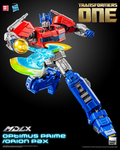 Pre Order Optimus Prime / Orion Pax MDLX Articulated Action Figure Transformers One - Threezero
