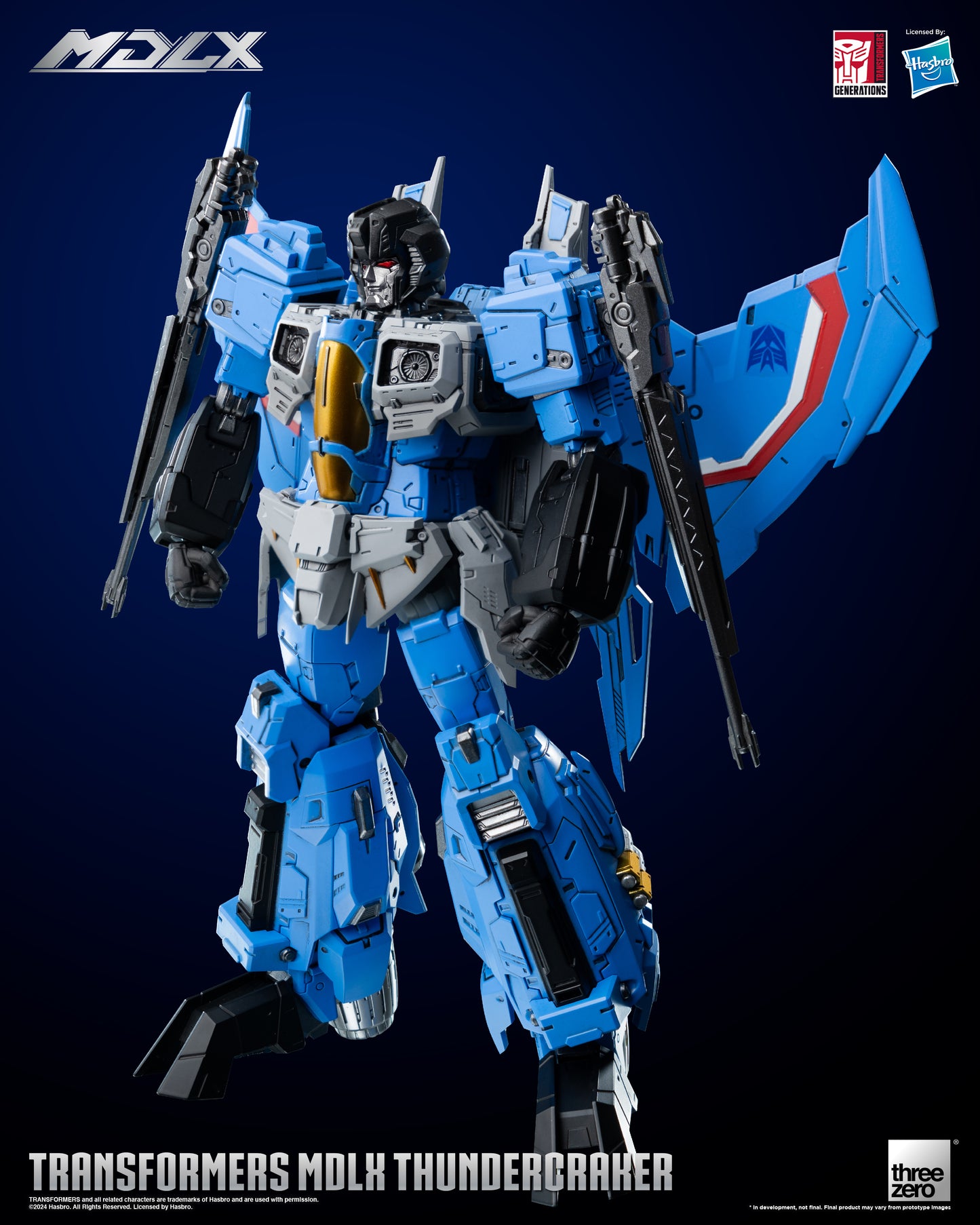 Transformers MDLX Articulated Figure Series Thundercracker side view