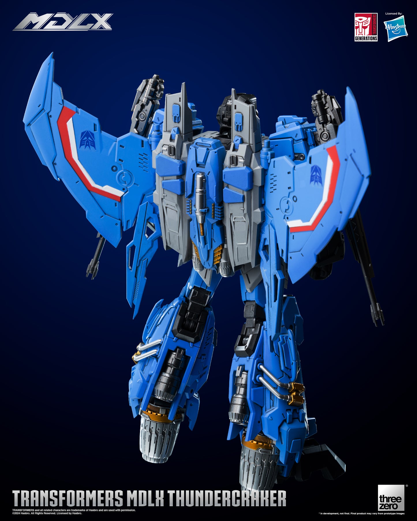 Transformers MDLX Articulated Figure Series Thundercracker back view