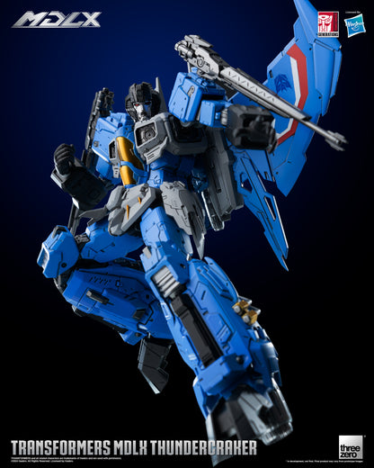 Transformers MDLX Articulated Figure Series Thundercracker left view pose