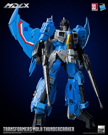 Transformers MDLX Articulated Figure Series Thundercracker standing with 2 guns
