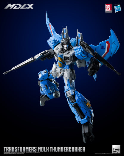 Transformers MDLX Articulated Figure Series Thundercracker zoomed out pose
