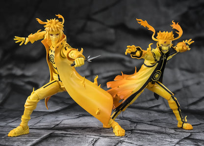 S.H. Figuarts Minato Namikaze (Kurama Link Mode) -Bond of Light That Shatters Darkness Action Figure "Naruto" | Bandai Tamashii Nations