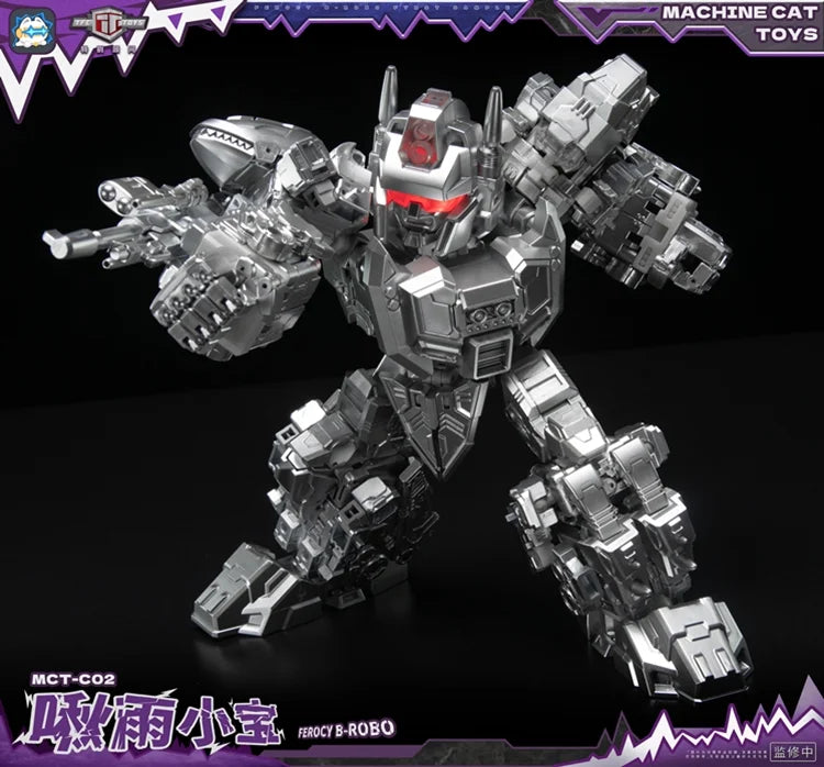 Machine Cat Toys MCT-C02 Ferocy B-Robo Dual Charger and Combiner Action Figure | Machine Cat Toys