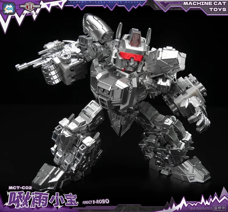 Machine Cat Toys MCT-C02 Ferocy B-Robo Dual Charger and Combiner Action Figure | Machine Cat Toys