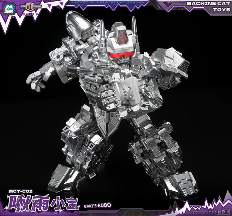Machine Cat Toys MCT-C02 Ferocy B-Robo Dual Charger and Combiner Action Figure | Machine Cat Toys