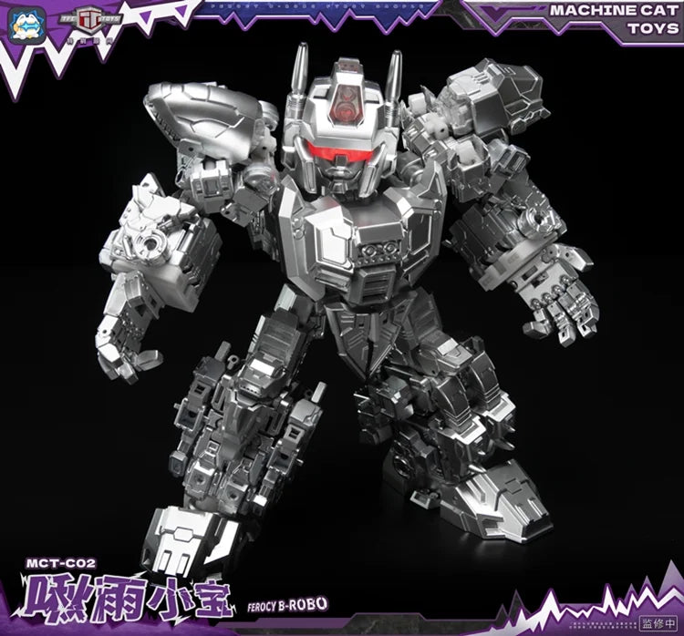 Machine Cat Toys MCT-C02 Ferocy B-Robo Dual Charger and Combiner Action Figure | Machine Cat Toys
