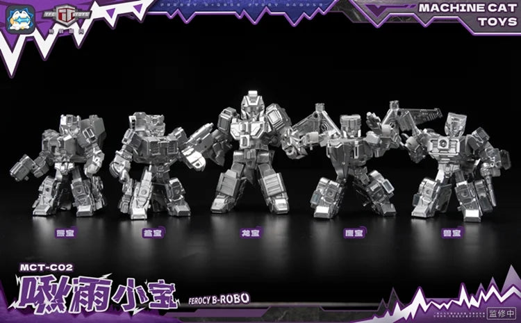 Machine Cat Toys MCT-C02 Ferocy B-Robo Dual Charger and Combiner Action Figure | Machine Cat Toys
