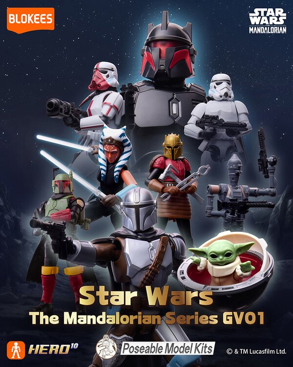 Star Wars Blokees GV-01 "Star Wars: The Mandalorian" Box Set of 9 | Blokees