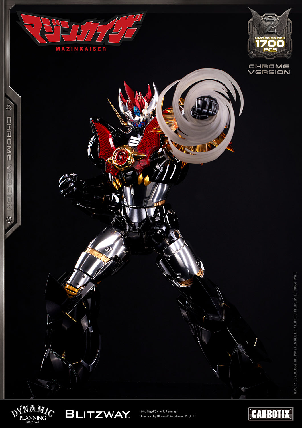 Blitzway Carbotix Mazinkaiser (Chrome Version) "Mazinger Z" | Blitzway