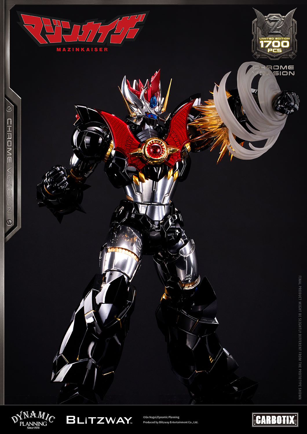 Blitzway Carbotix Mazinkaiser (Chrome Version) "Mazinger Z" | Blitzway