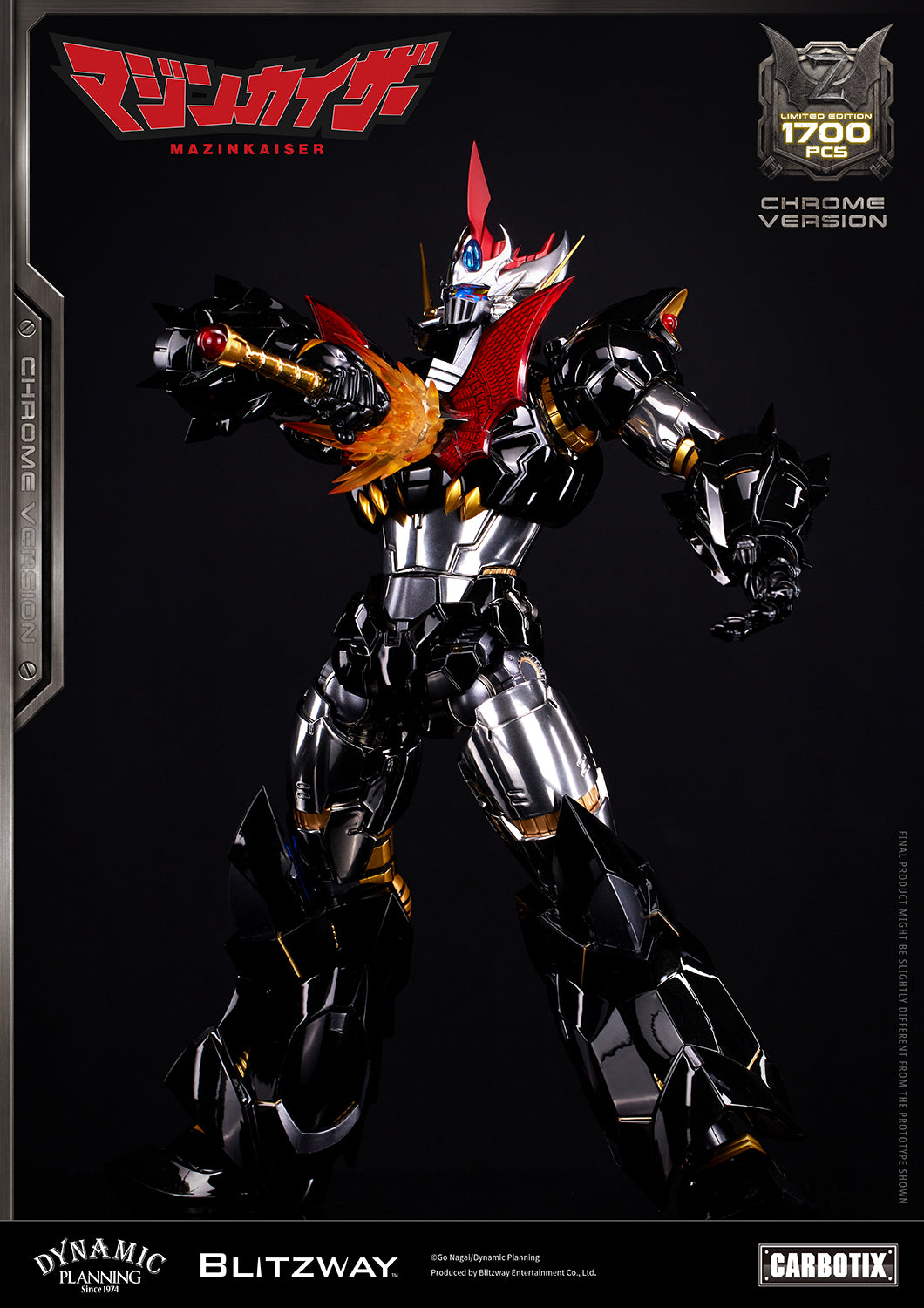 Blitzway Carbotix Mazinkaiser (Chrome Version) "Mazinger Z" | Blitzway