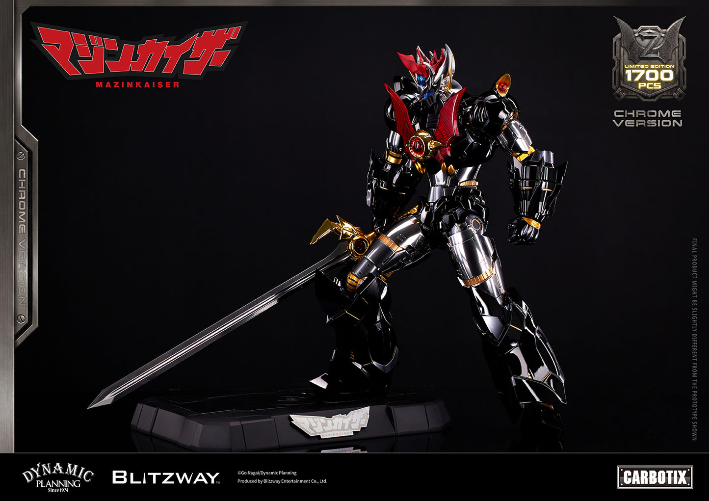 Blitzway Carbotix Mazinkaiser (Chrome Version) "Mazinger Z" | Blitzway