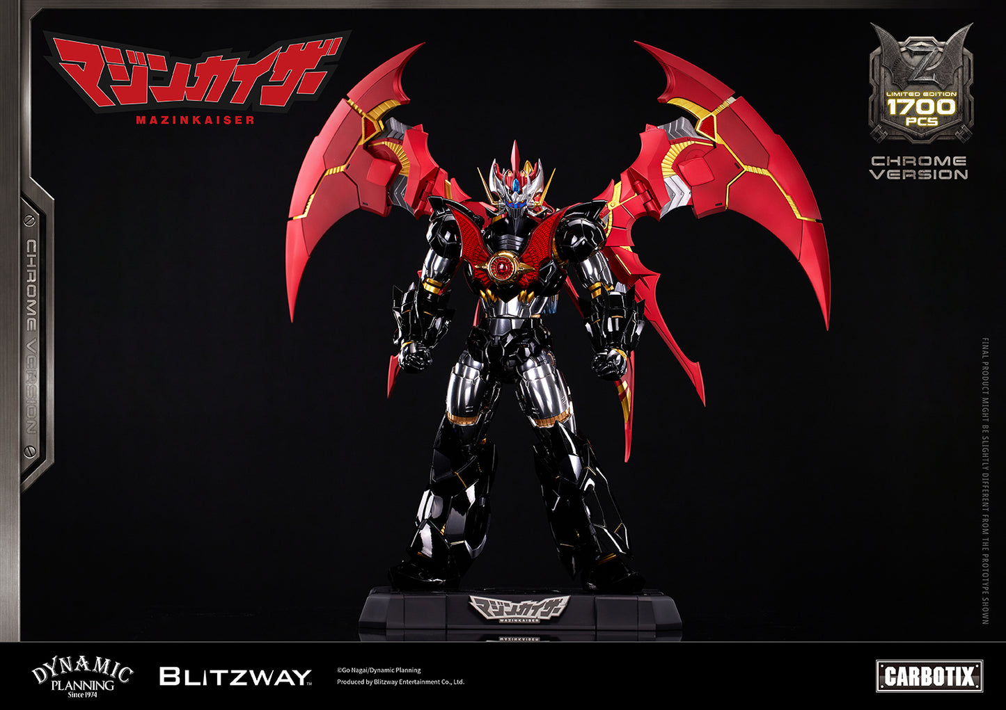 Blitzway Carbotix Mazinkaiser (Chrome Version) "Mazinger Z" | Blitzway