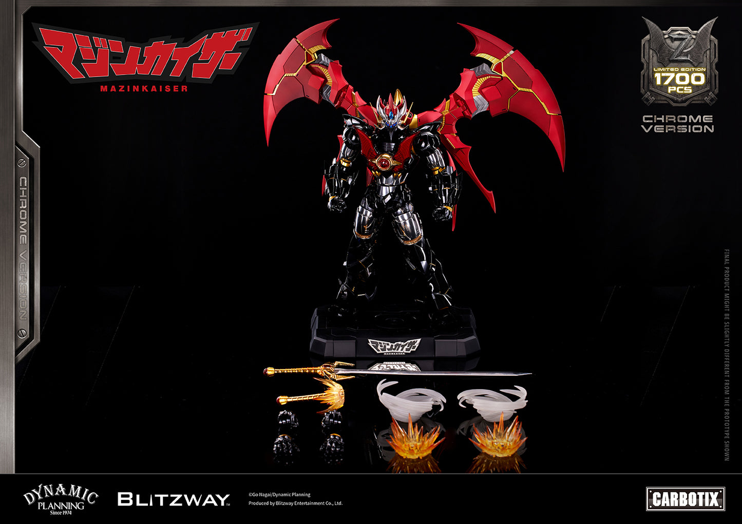 Blitzway Carbotix Mazinkaiser (Chrome Version) "Mazinger Z" | Blitzway