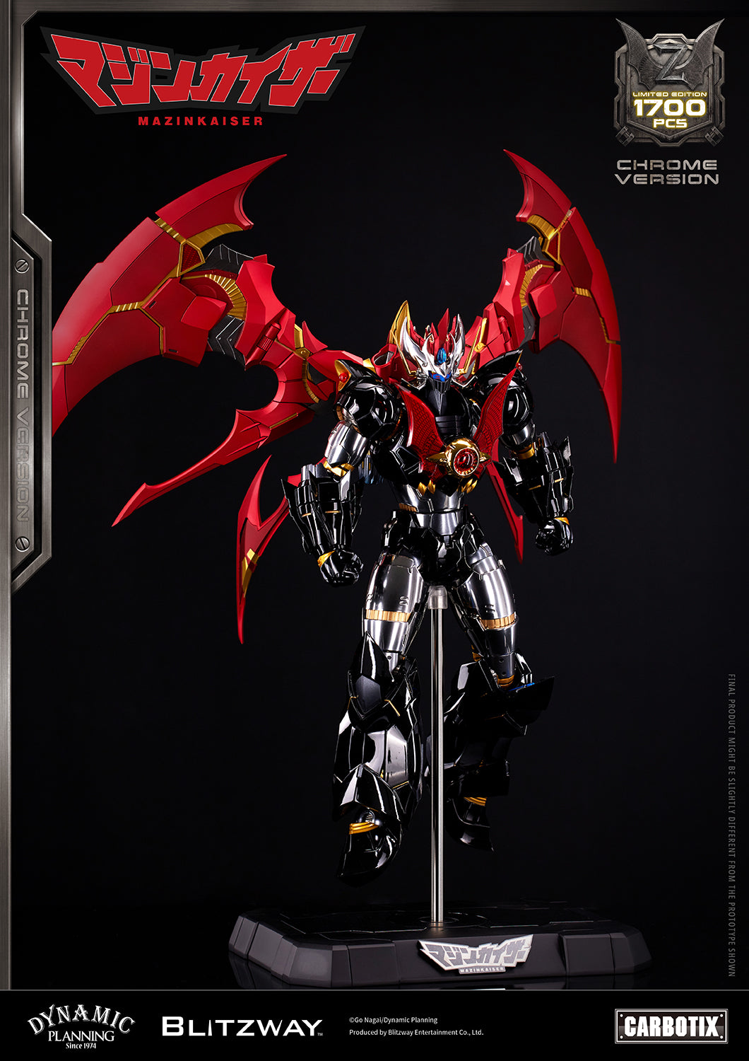 Blitzway Carbotix Mazinkaiser (Chrome Version) "Mazinger Z" | Blitzway