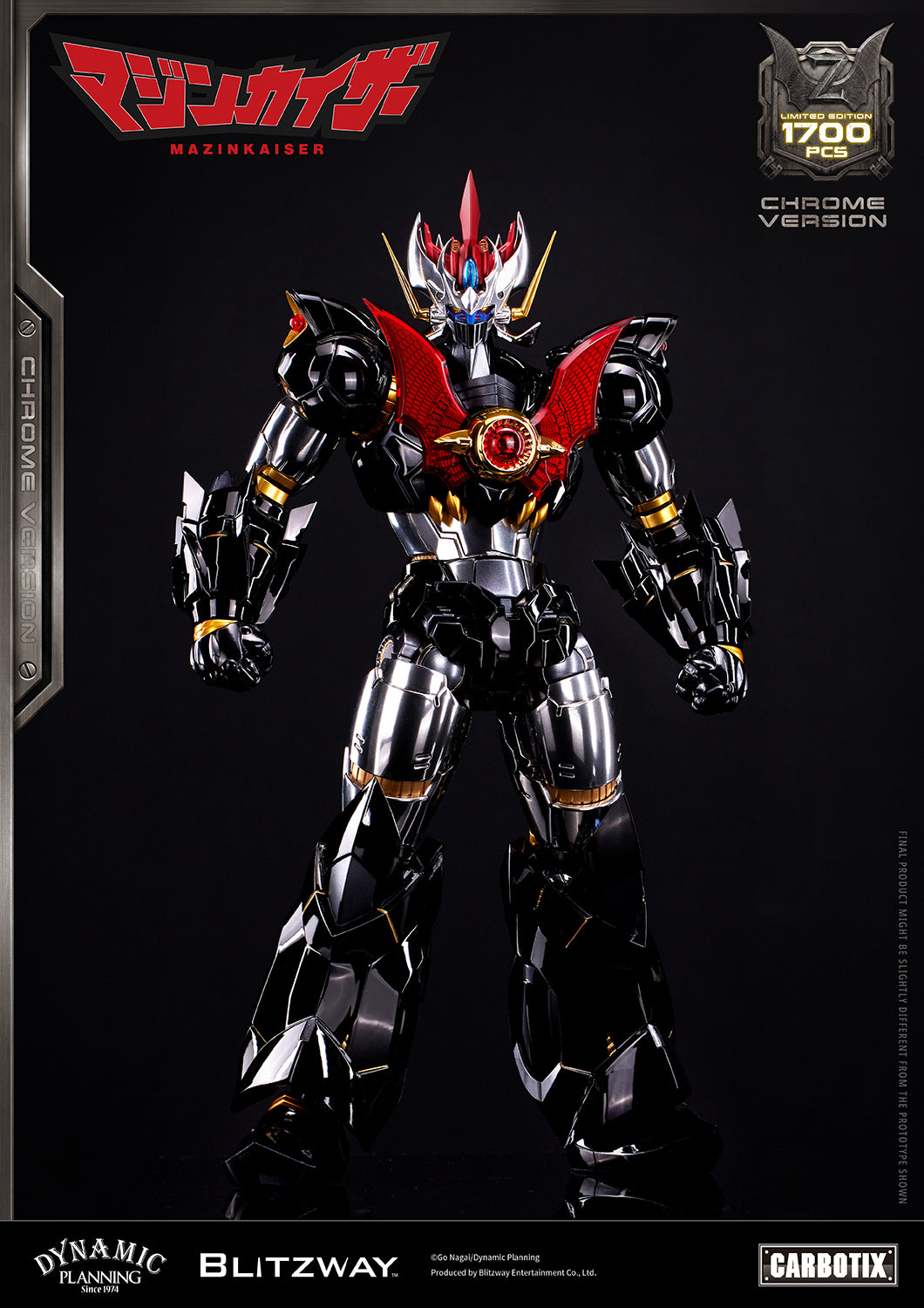 Blitzway Carbotix Mazinkaiser (Chrome Version) "Mazinger Z" | Blitzway
