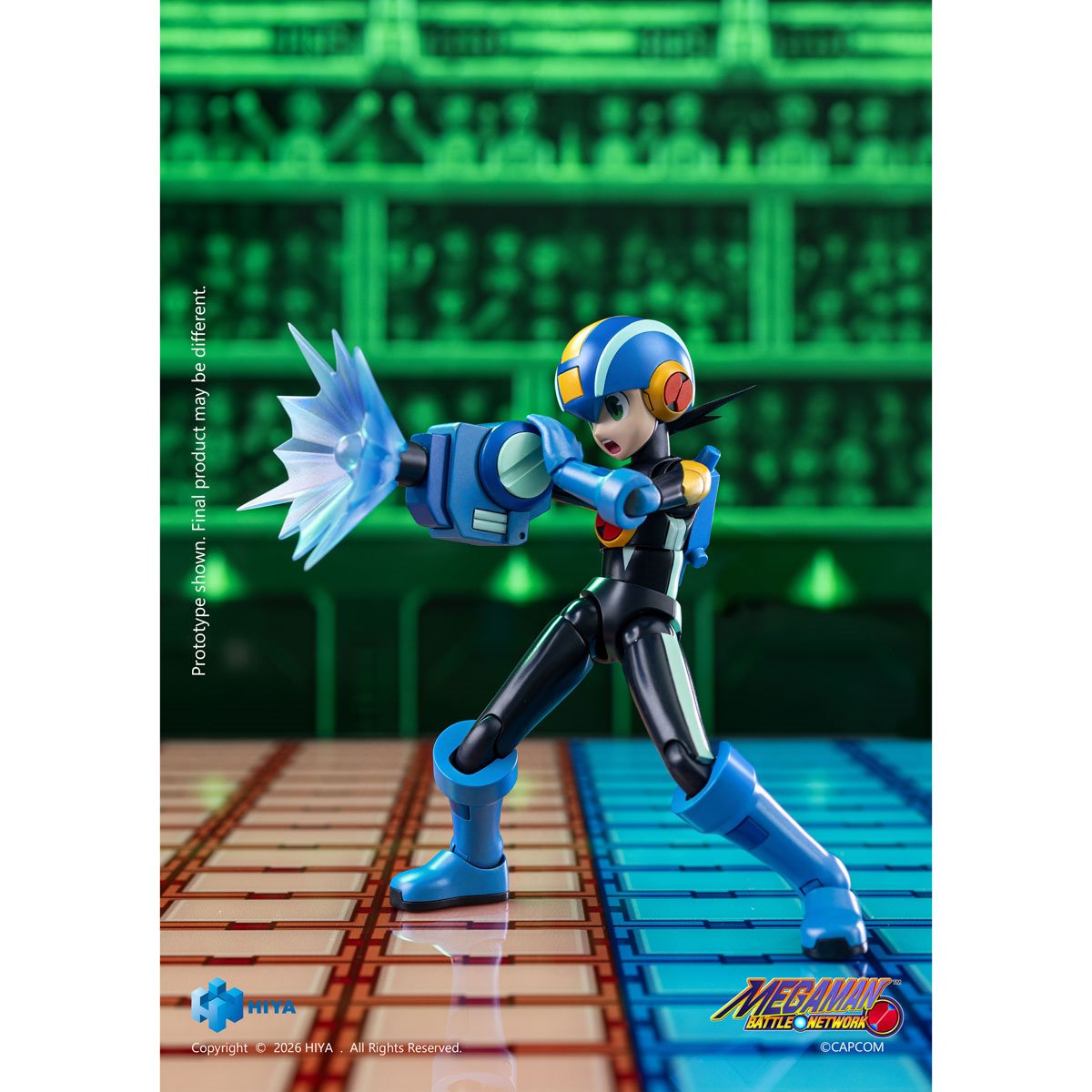 MegaMan.EXE 5-Inch Action Figure "Mega Man Battle Network" Exquisite Basic Series | Hiya Toys