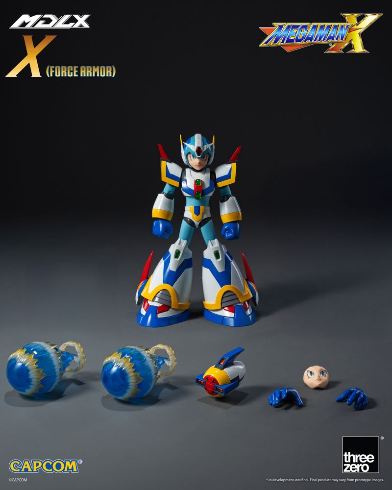 MDLX Mega Man X (Force Armor)  "Mega Man X" | Threezero