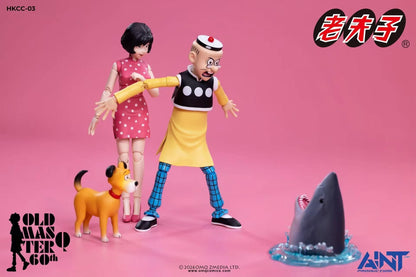 HKCC-02 1/12 Old Master Q: Mr.Qin & Mrs Chen – 60th Anniversary Edition "Old Master Q" | AINT Production