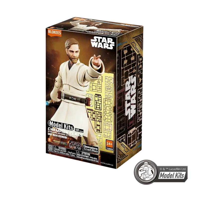 Champion Class 09 Obi-Wan Kenobi Model Kit "Star Wars: Revenge of the Sith" | Blokees