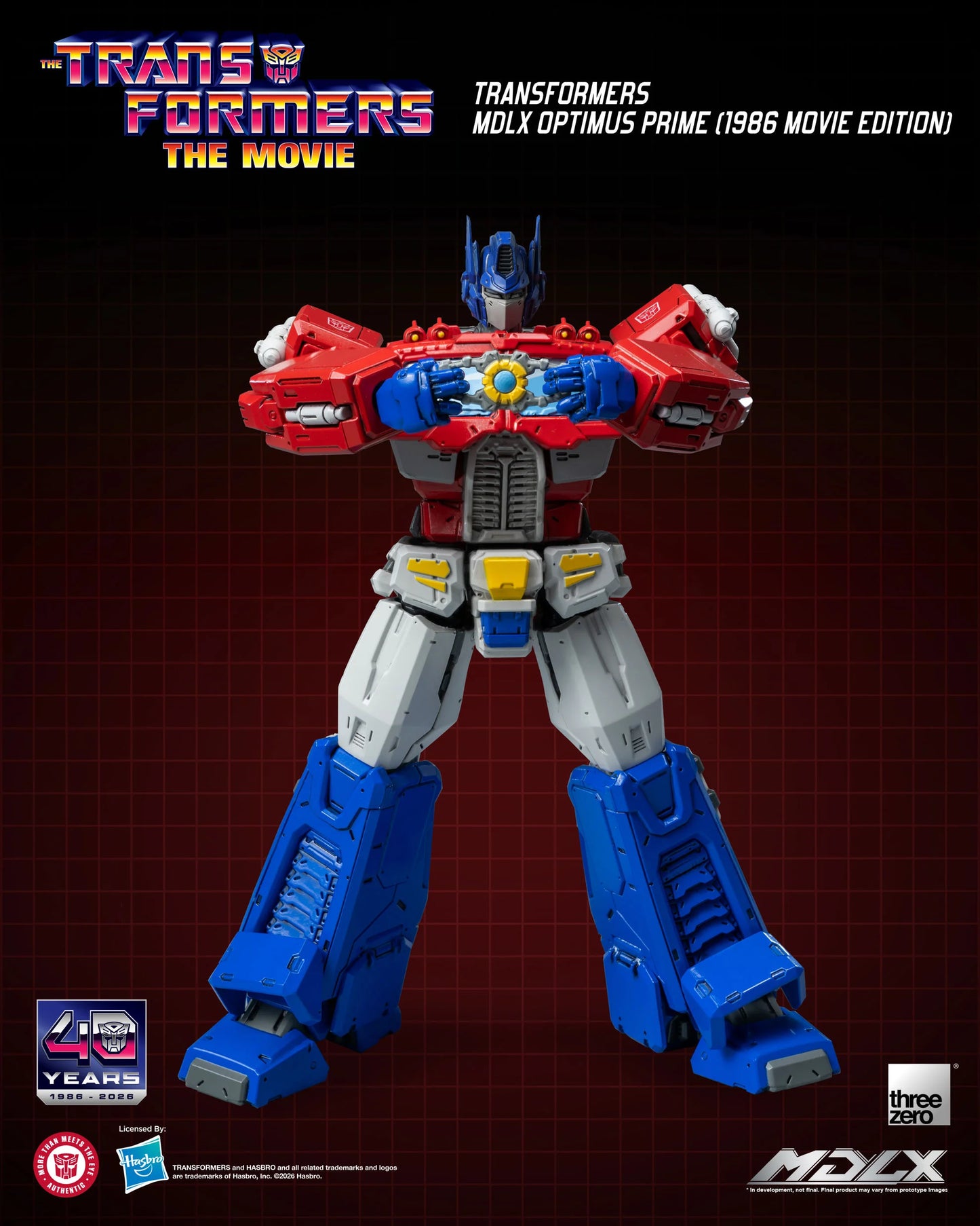 Optimus Prime (1986 Movie Edition) MDLX "Transformer 1986" | Threezero