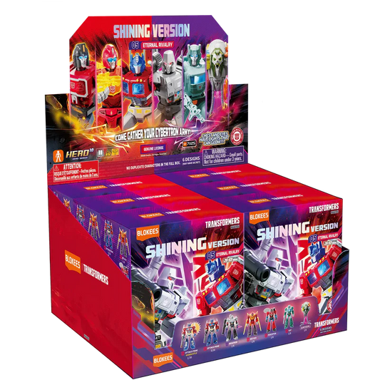 Transformers Blokees Shining Version Vol. 5 "Eternal Rivalry"- Box of 6 | Blokees