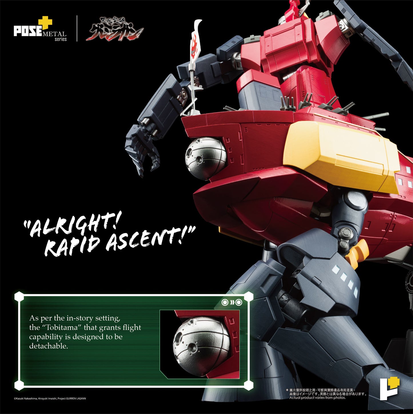 POSE+ Metal Series Dai-Gurren "Gurren Lagaan" | Pose+
