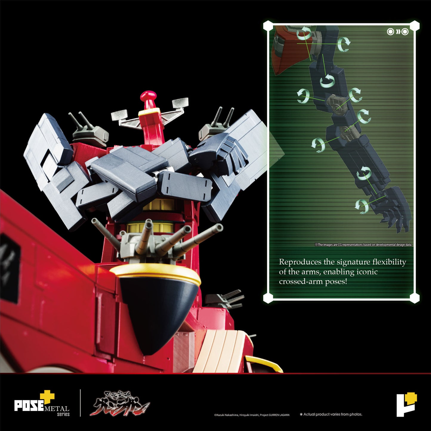 POSE+ Metal Series Dai-Gurren "Gurren Lagaan" | Pose+