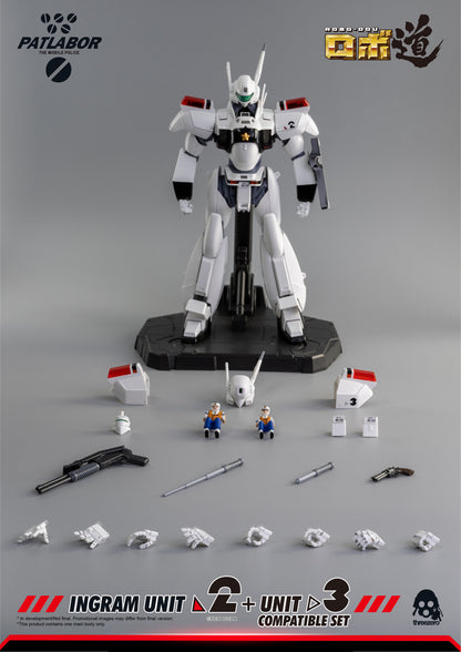 Pre Order Mobile Police Patlabor - ROBO‐DOU Ingram Unit 2 + Unit 3 Compatible Set RERELEASE