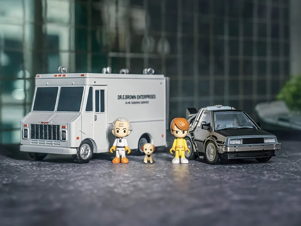 QV-04 Q Village Back to the Future Time Machine DX Set "Back to the Future Part 1" | Takara Tomy T-Spark