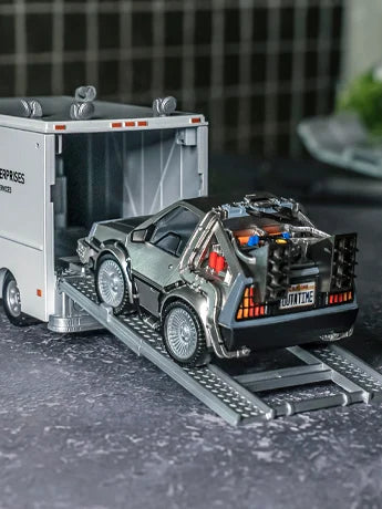 QV-04 Q Village Back to the Future Time Machine DX Set "Back to the Future Part 1" | Takara Tomy T-Spark