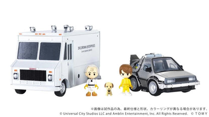 QV-04 Q Village Back to the Future Time Machine DX Set "Back to the Future Part 1" | Takara Tomy T-Spark