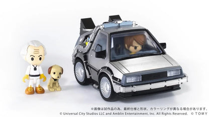 QV-04 Q Village Back to the Future Time Machine DX Set "Back to the Future Part 1" | Takara Tomy T-Spark