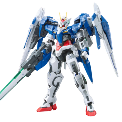 RG 18 GN-0000+GNR-010 00 Raiser " Gundam 00" - Bandai Hobby 1/144 Scale Real Grade Model Kit