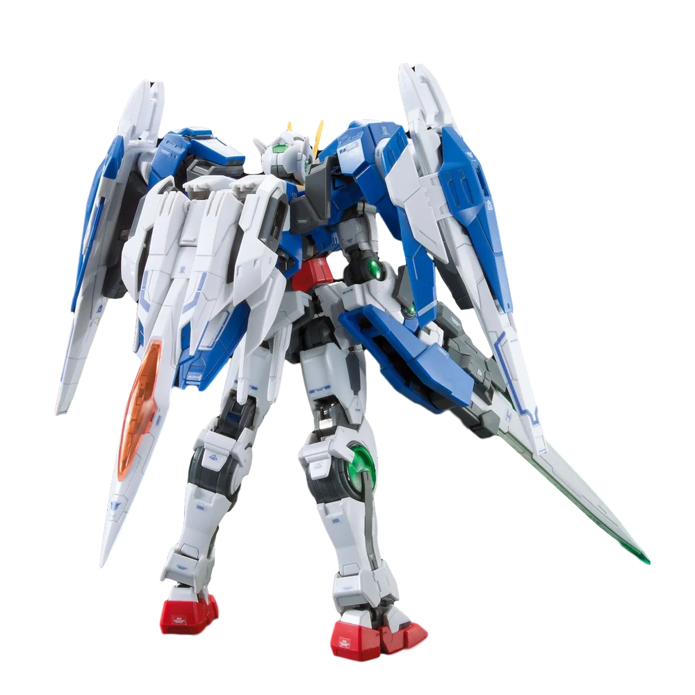 RG 18 GN-0000+GNR-010 00 Raiser " Gundam 00" - Bandai Hobby 1/144 Scale Real Grade Model Kit
