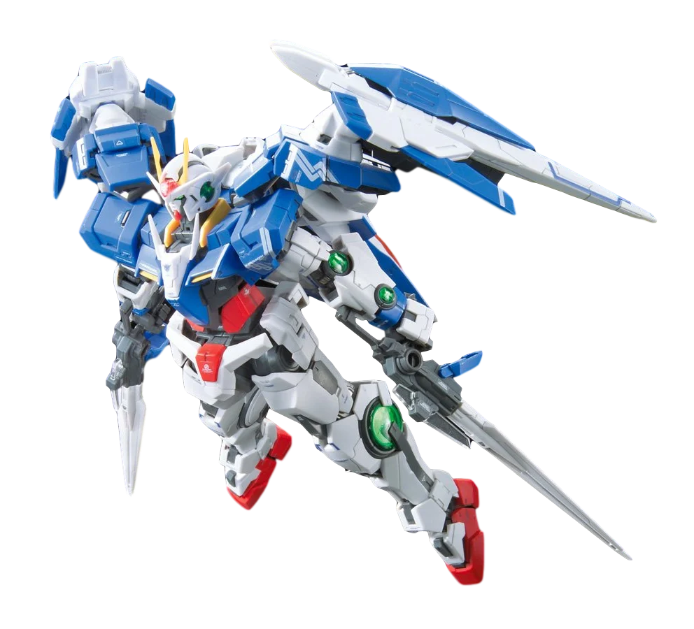 RG 18 GN-0000+GNR-010 00 Raiser " Gundam 00" - Bandai Hobby 1/144 Scale Real Grade Model Kit