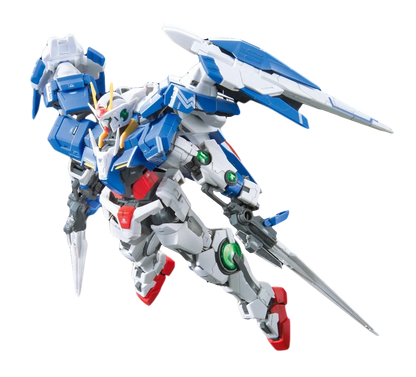 RG 18 GN-0000+GNR-010 00 Raiser " Gundam 00" - Bandai Hobby 1/144 Scale Real Grade Model Kit