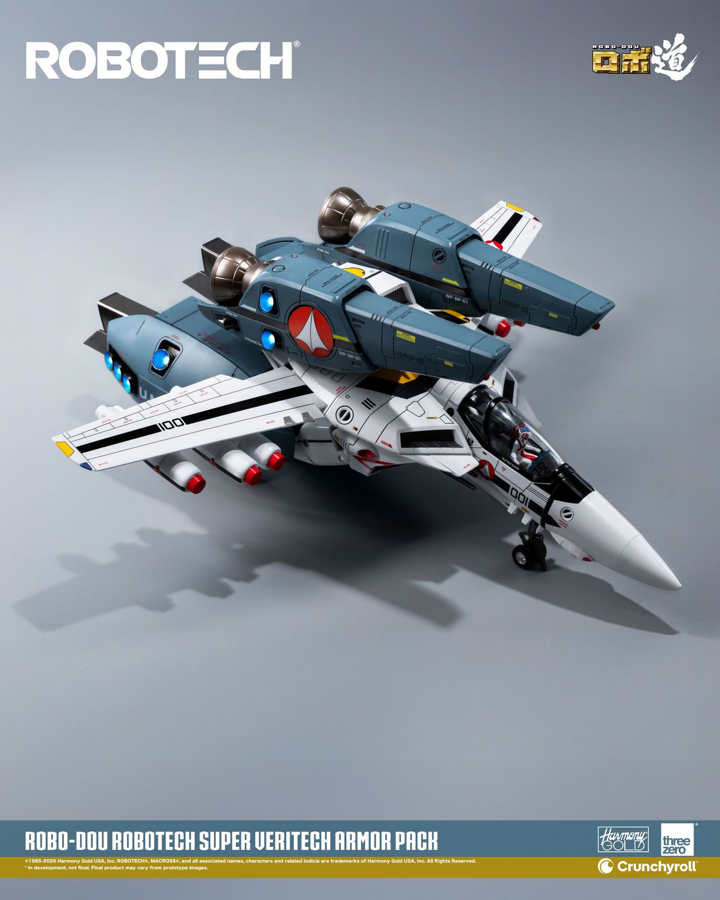 ROBO-DOU VF‐1 Super Veritech Armor Pack "Robotech" | Threezero