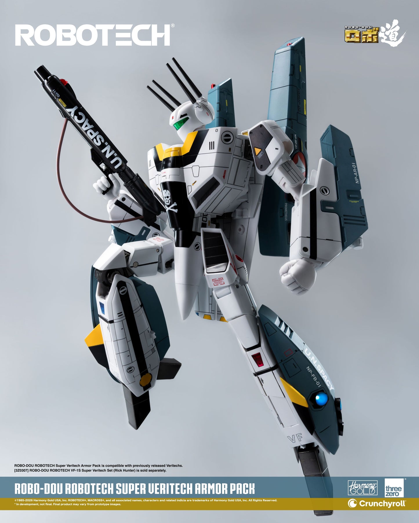ROBO-DOU VF‐1 Super Veritech Armor Pack "Robotech" | Threezero