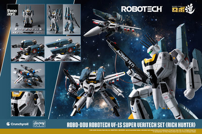 ROBO-DOU VF‐1S Veritech (Roy Fokker) Super Veritech Set "Robotech" | Threezero
