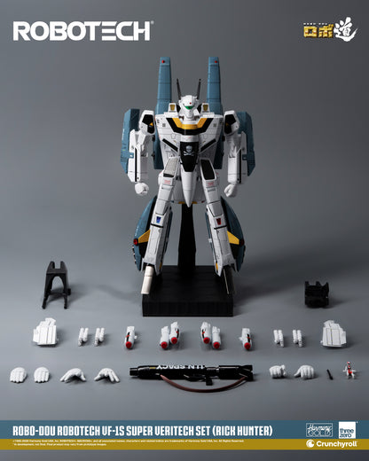ROBO-DOU VF‐1S Veritech (Roy Fokker) Super Veritech Set "Robotech" | Threezero