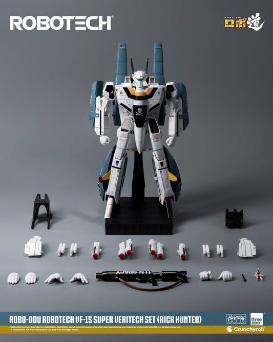 ROBO-DOU VF‐1S Veritech (Roy Fokker) Super Veritech Set "Robotech" | Threezero