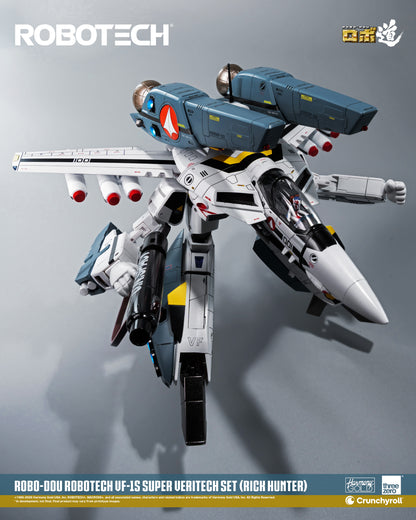 ROBO-DOU VF‐1S Veritech (Roy Fokker) Super Veritech Set "Robotech" | Threezero
