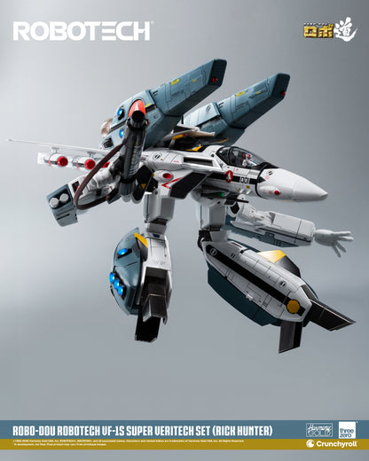 ROBO-DOU VF‐1S Veritech (Roy Fokker) Super Veritech Set "Robotech" | Threezero