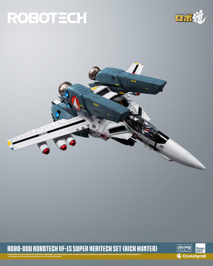 ROBO-DOU VF‐1S Veritech (Roy Fokker) Super Veritech Set "Robotech" | Threezero