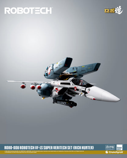 ROBO-DOU VF‐1S Veritech (Roy Fokker) Super Veritech Set "Robotech" | Threezero