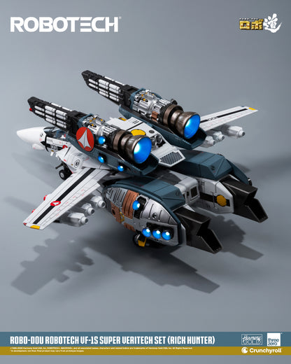 ROBO-DOU VF‐1S Veritech (Roy Fokker) Super Veritech Set "Robotech" | Threezero