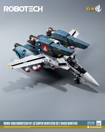 ROBO-DOU VF‐1S Veritech (Roy Fokker) Super Veritech Set "Robotech" | Threezero