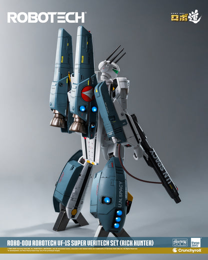 ROBO-DOU VF‐1S Veritech (Roy Fokker) Super Veritech Set "Robotech" | Threezero